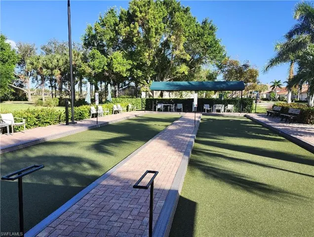 Bocci ball area