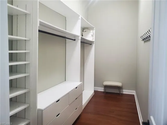 Walk in closet in Master Suite
