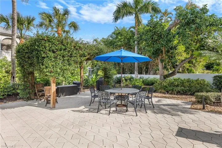 View of patio