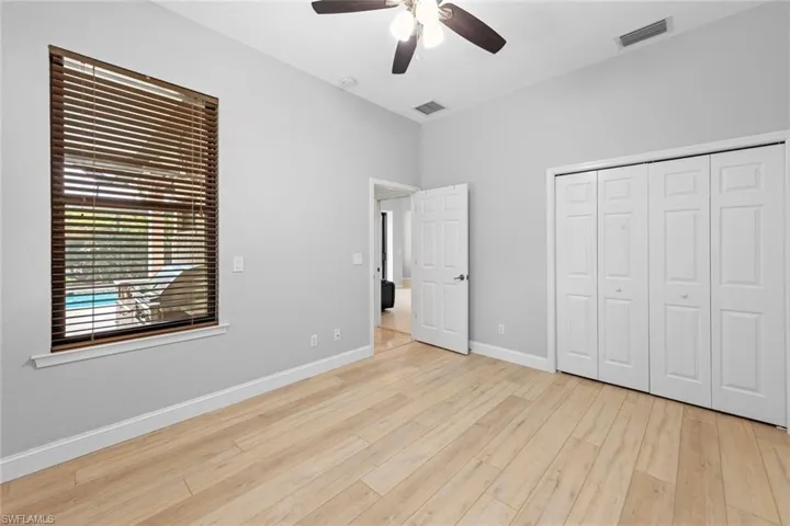 4th bedroom by pool