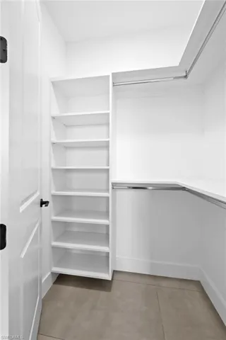 View of spacious closet