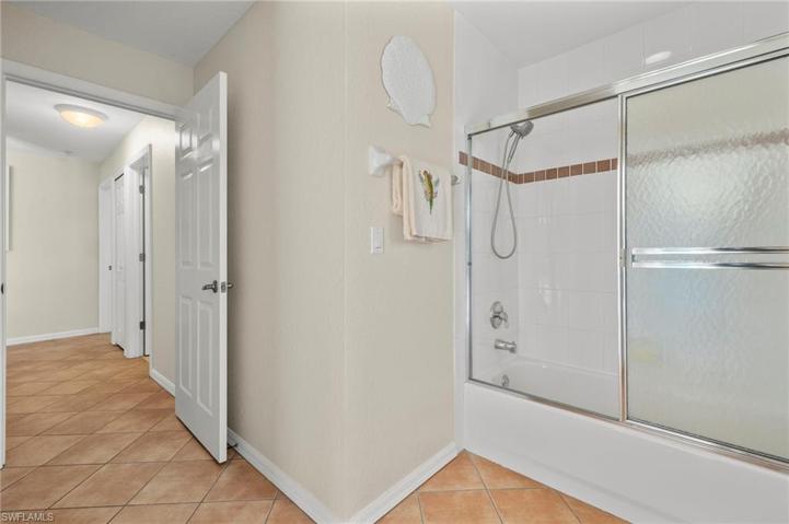 Hall / Pool Bath with tub & shower combo