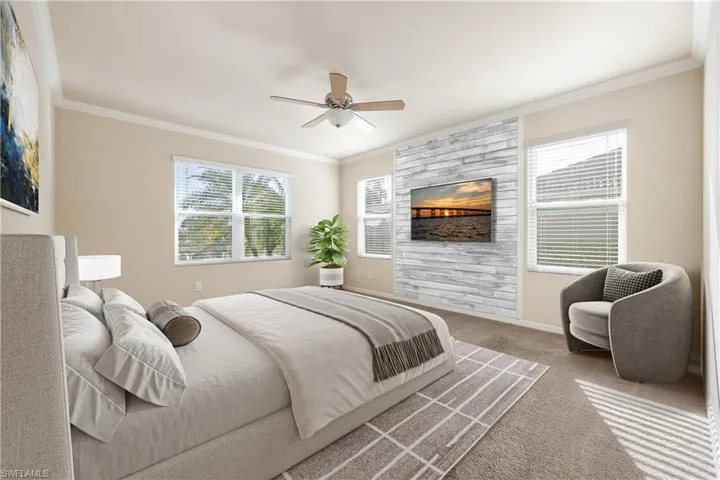 Image has been virtually modified to show alternate wall color; as well as virtually staged.