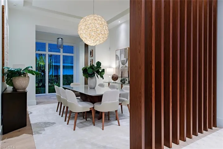 View of dining area