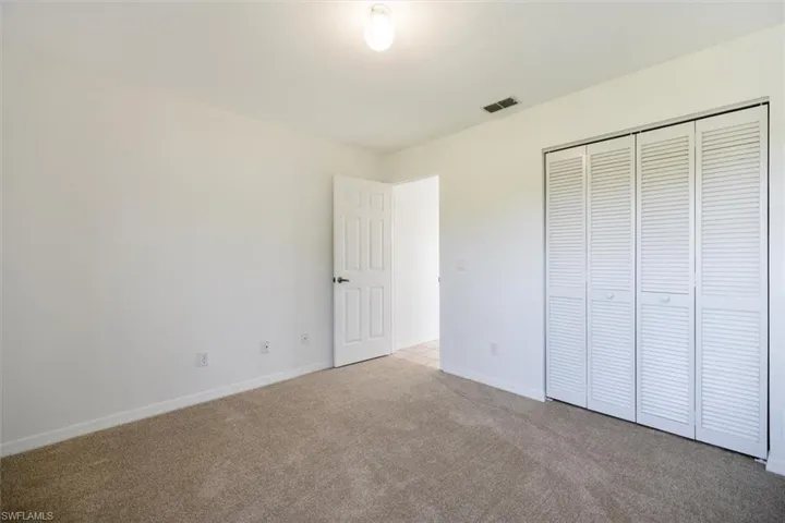 One of the guest bedrooms