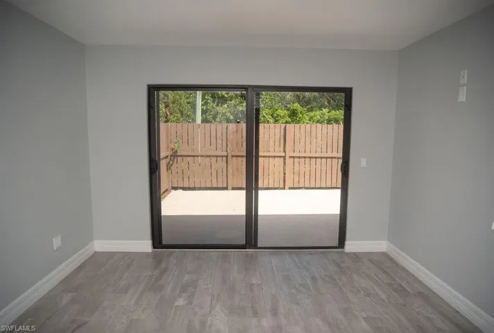 Unfurnished room featuring light hardwood / wood-style floors