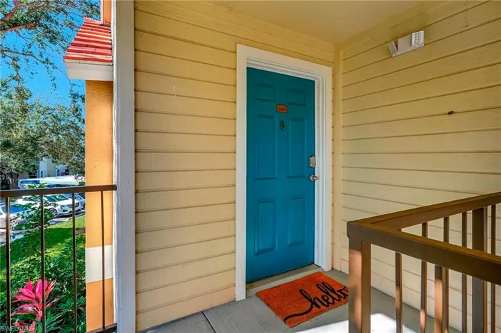 View of exterior entry