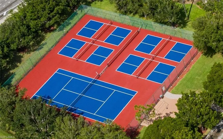 Tennis and pickleball courts