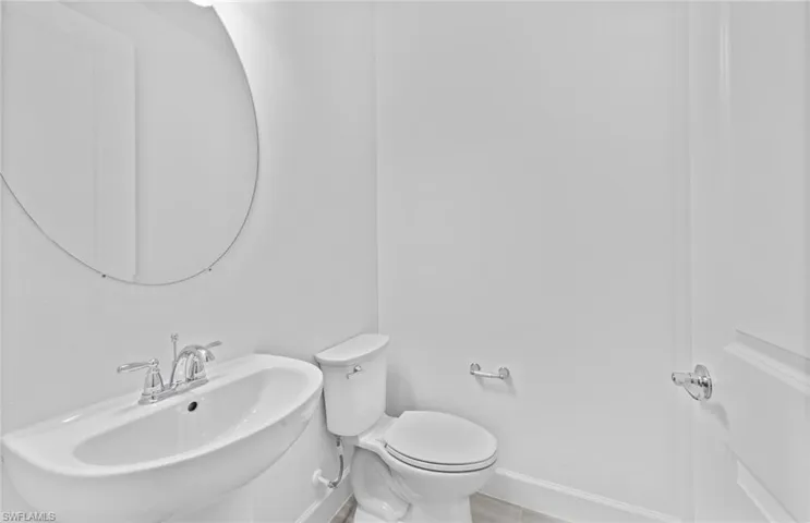 1/2 bath - 1st floor