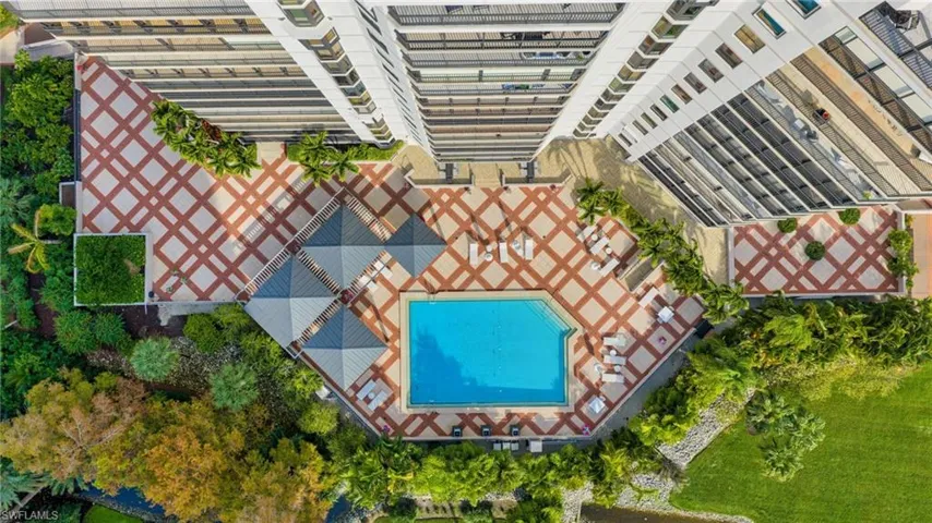 Bird's Eye View of Pool