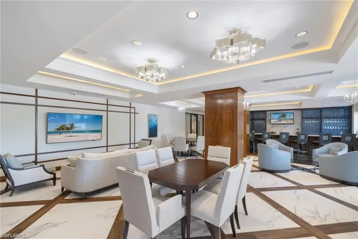 Community Social Room Dining area