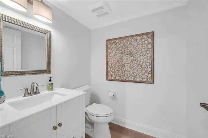 Half Bath/Powder Room Featuring Vanity