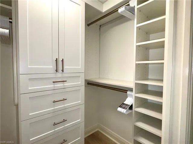 View 2 -Spacious Closet w/ Custom Organizers