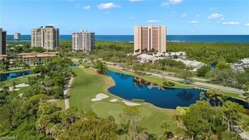 View of Private Golf Course, Club Pelican Bay, Nestled within the Neighborhood