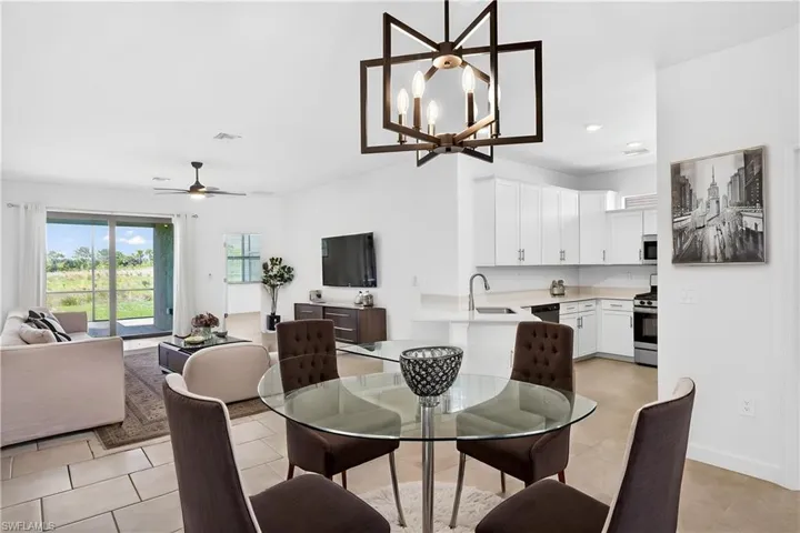 Virtually Staged Dining Area