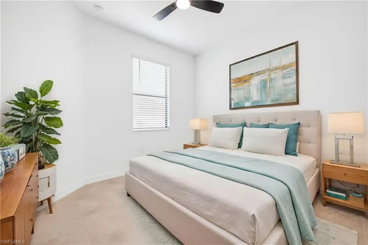 Virtually Staged Guest Bedroom