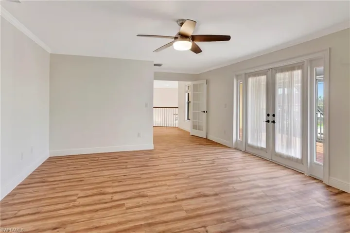 French doors leading out to Balcony