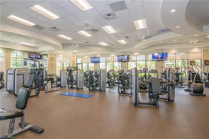 Bonita National's very spacious gym/exercise room.