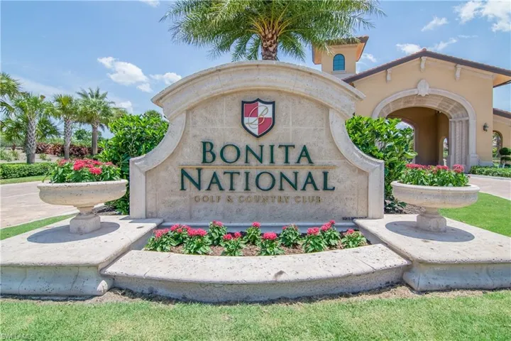 Entrance into the community.