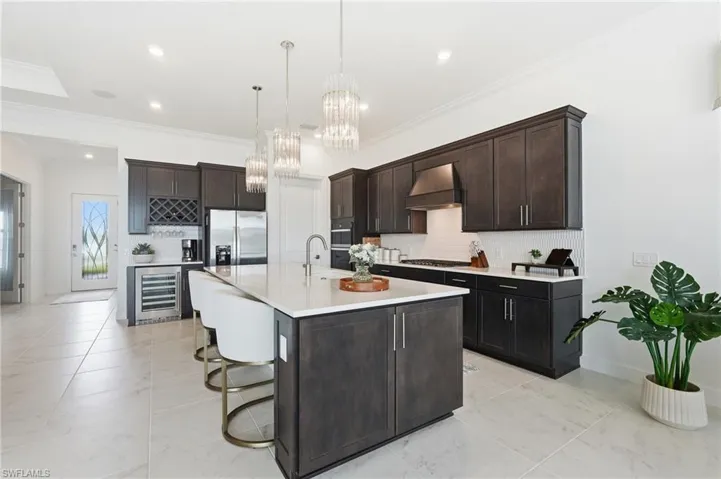 42' Upper Cabinets with Built-in Stainless Whirlpool Appliances- Including Wall Oven and Microwave