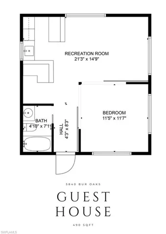 View of room layout