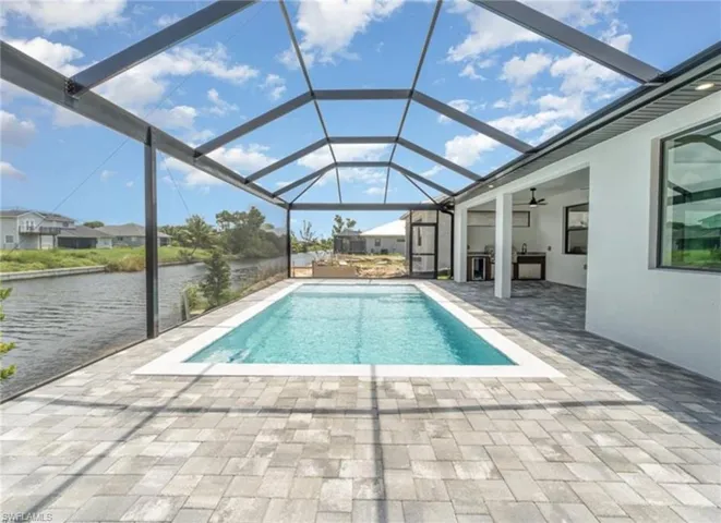 Pool picture is taken from another model home