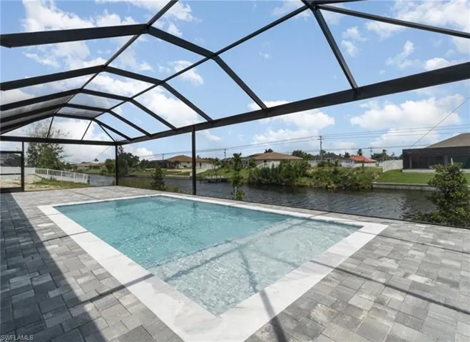 Pool picture is taken from another model home