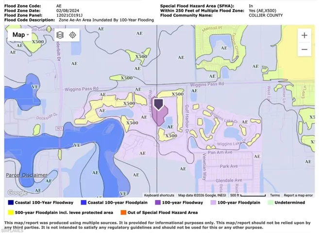 Flood map