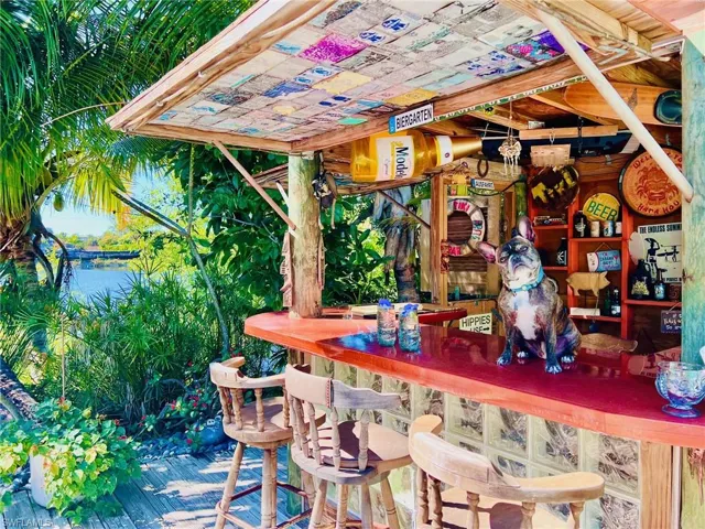 View of bar