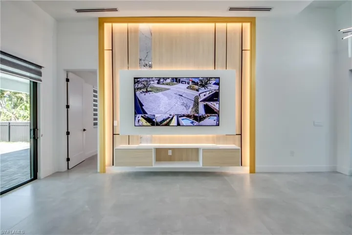 View of home theater