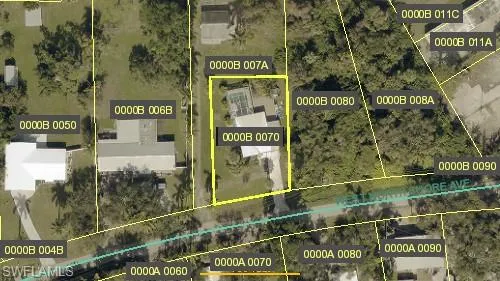 Aerial view of property's location