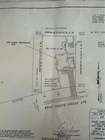 Survey map / technical document