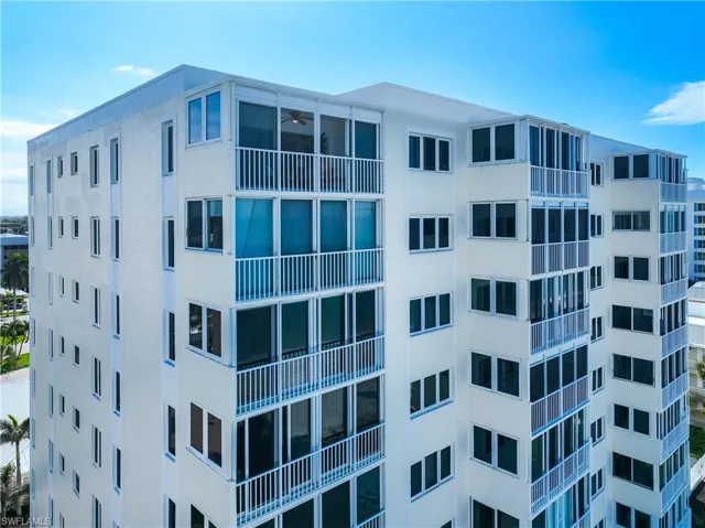 Unit 801 is top floor corner unit.