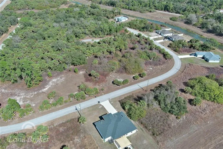 Aerial overview of property's location