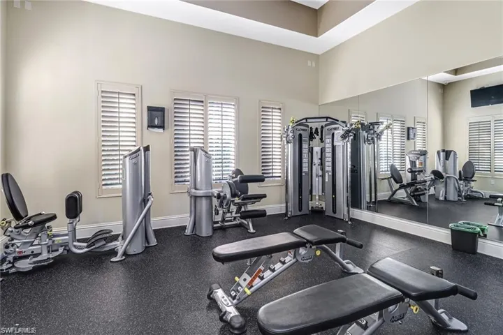 Workout area