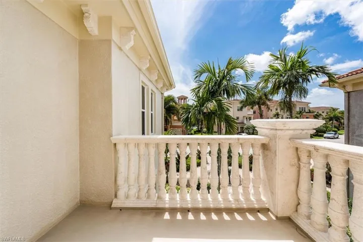 View of balcony off of den/office