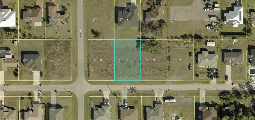 Map of property location with property boundaries highlighted