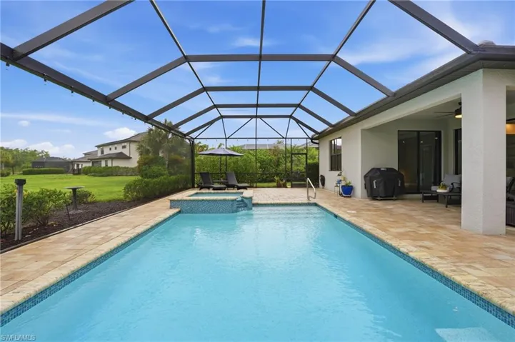 Custom pool and spa