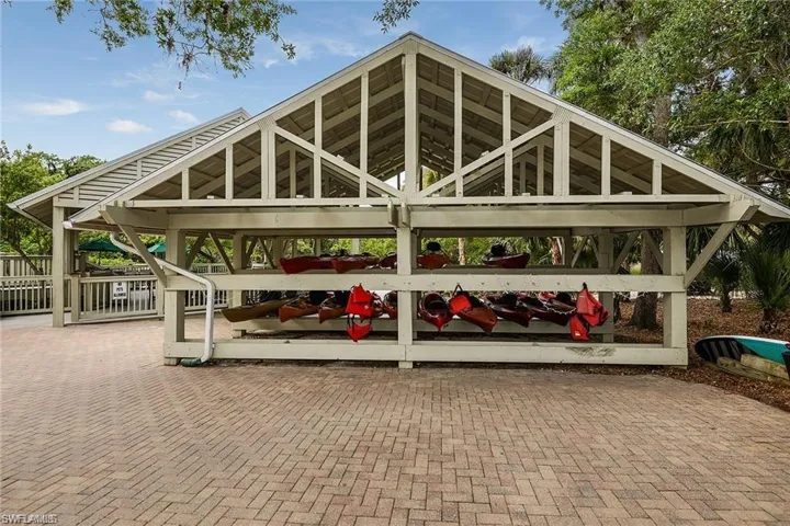 Kayaks station for you to take to the river