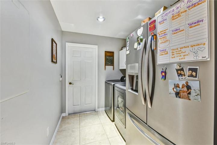 Spacious laundry room