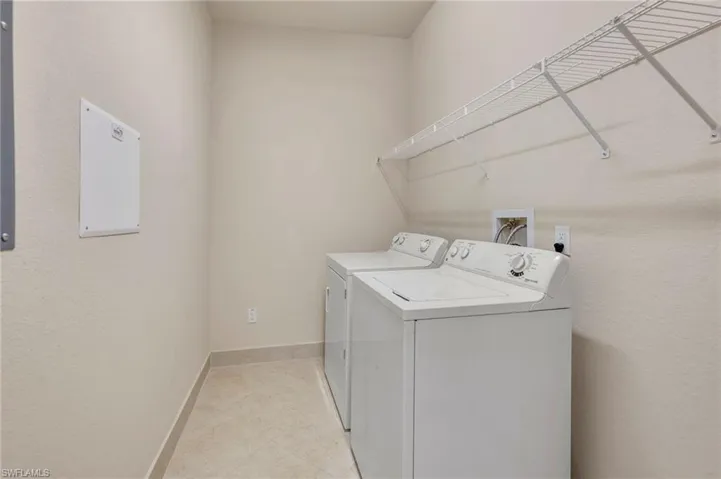 Laundry room.