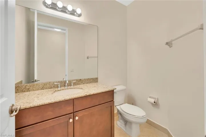 Half bath for guests.