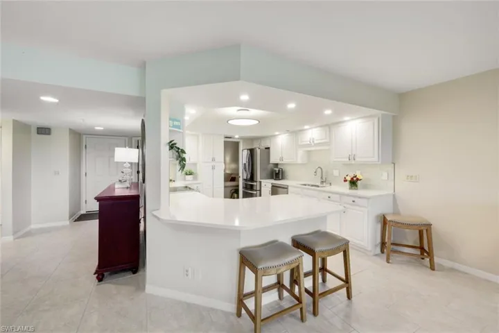 Kitchen seen from Living Room..