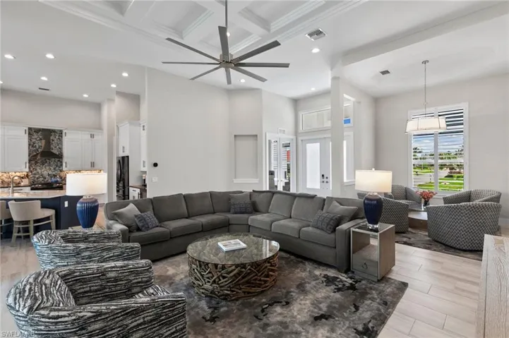 All tile flooring throughout the home