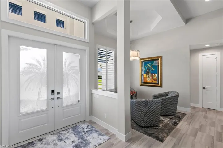 Double entry front doors