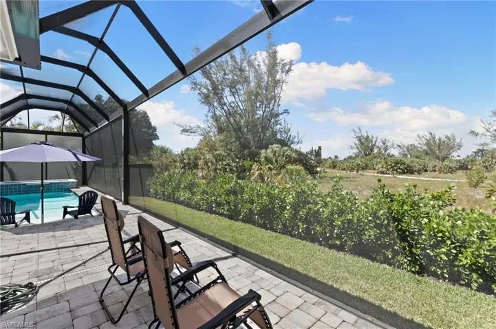 Marco Island Nature Preserve and Bird Sanctuary located to the rear of the home