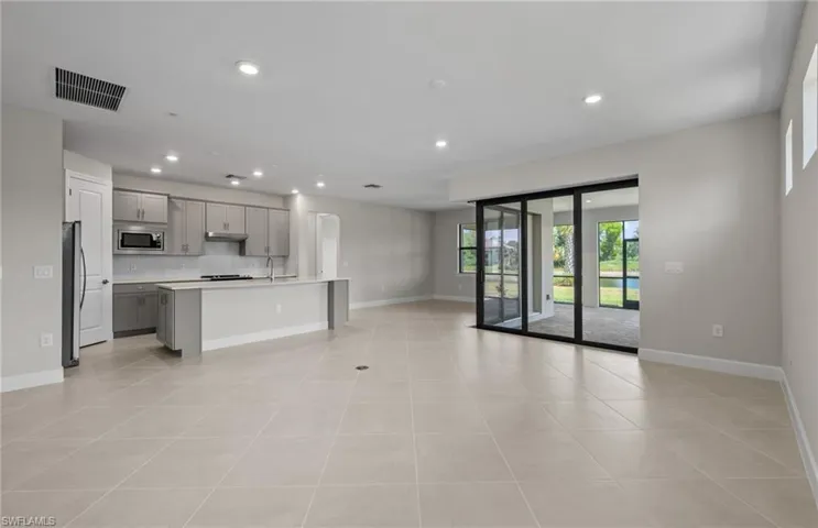 Spacious living area