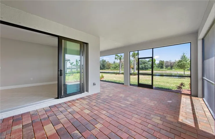 Extended covered lanai - screened in