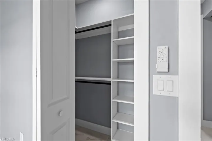 View of closet