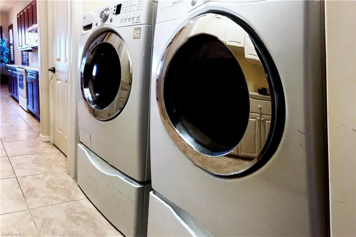 Front-load clothes washer and dryer